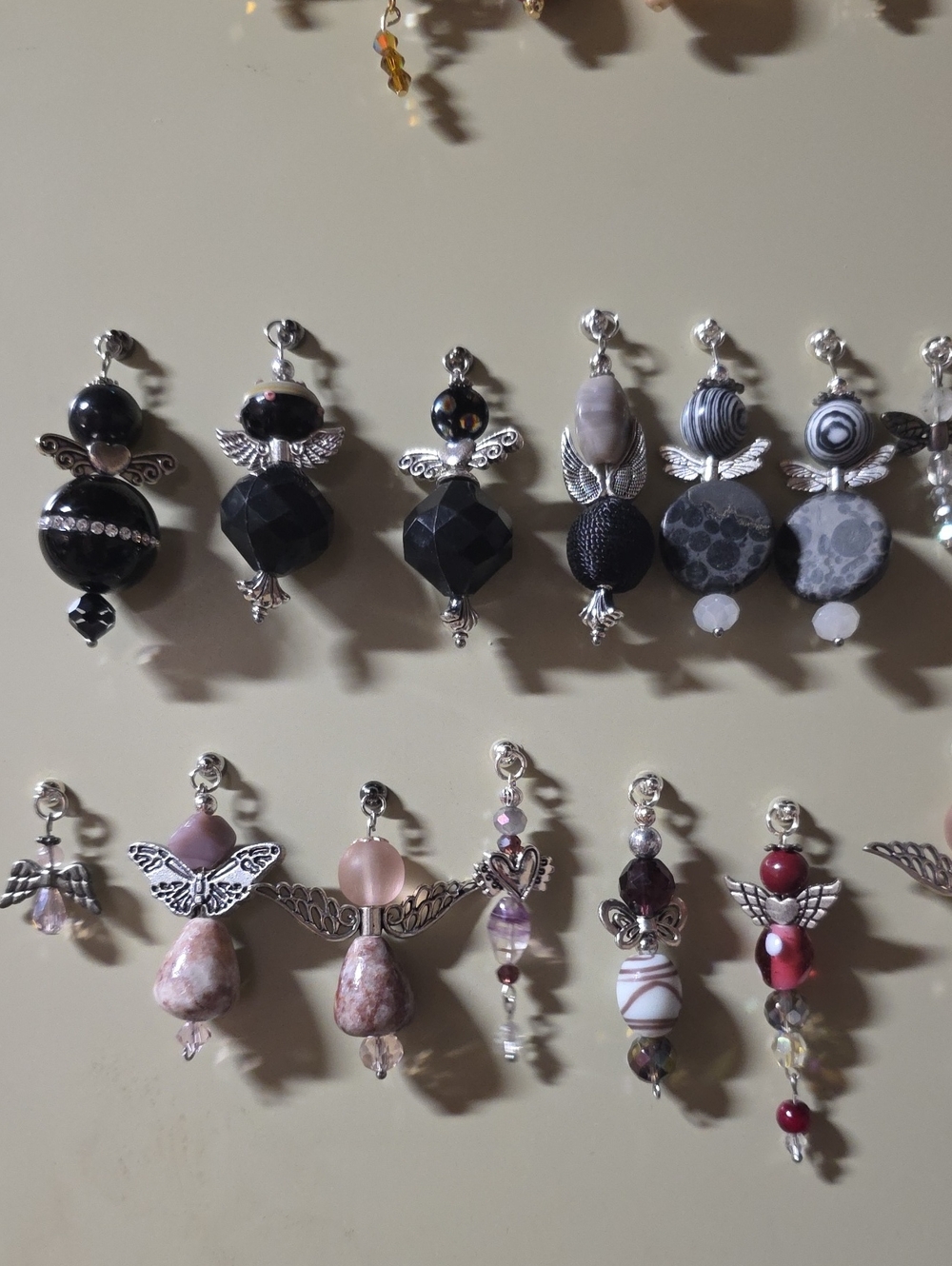 4 For $10 Handmade Angel Bead Magnetic Charms